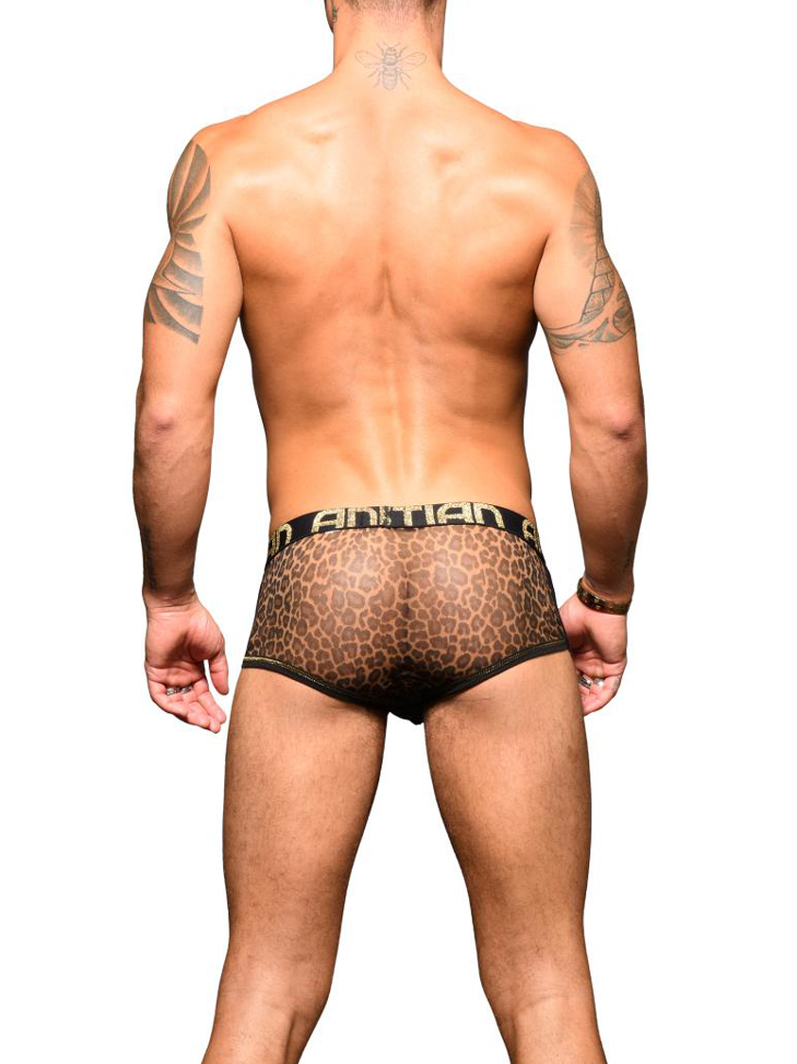 Almost Naked Boxerky ANDREW CHRISTIAN 91812 Leopard Sheer22